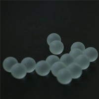 High precision 8mm+/-0.05mm frosted/ clear glass roller ball for sale