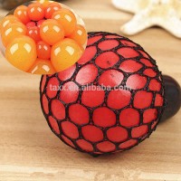 Hot Sales 5.5cm 6.5cm 7.5cm Grape Stress Relief Squeezing Hand Wrist Toy Mesh Squish Ball