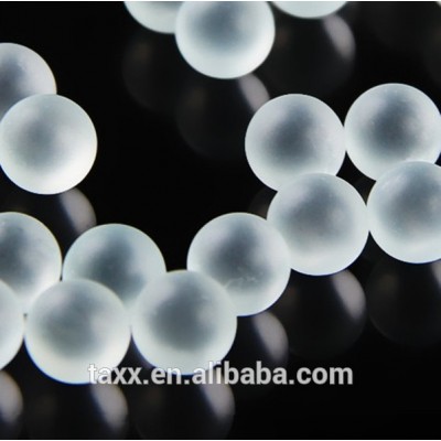 High precision 10mm solid frosted glass ball for cosmetic roll on bottle