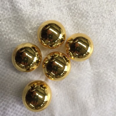 High-quality 1mm 2mm 3mm 9mm 10mm stainless steel bead plated gold balls