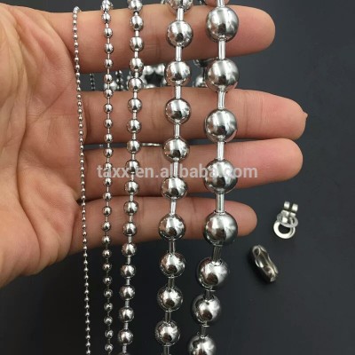 Factory supply custom stainless steel ball chain curtain on spool