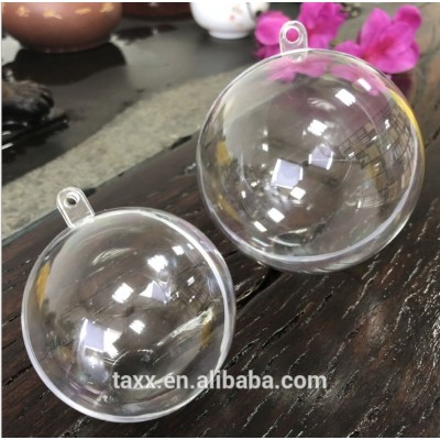 Clear Hollow plastic PS hanging christmas creative decoration ball