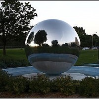 Stainless steel mirror polished hollow sphere